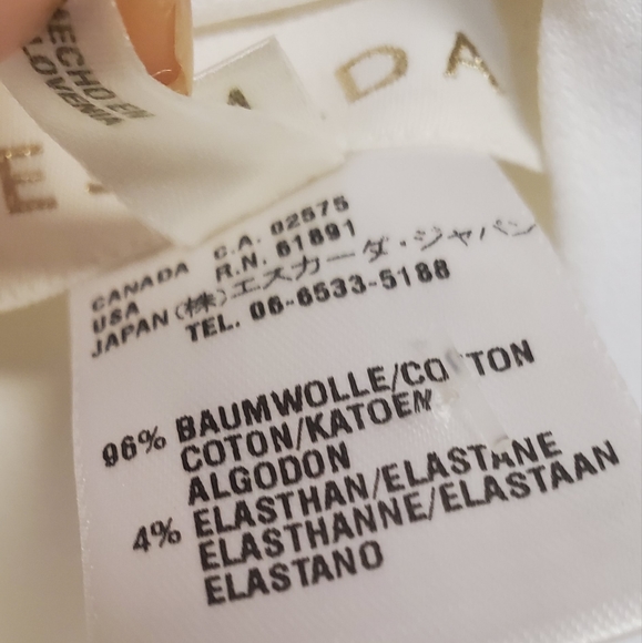 VINTAGE Escada White Moto 2 Piece Pants Suit Set Size 44 (Large) - Picture 9 of 10